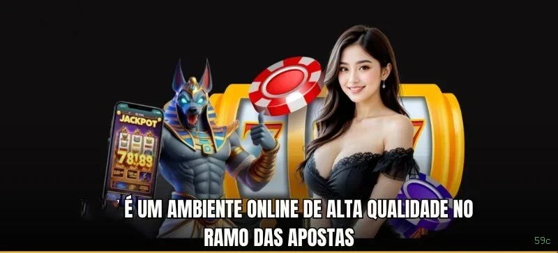 Imagem promocional do cassino online da 59c mostrando jogos ao vivo